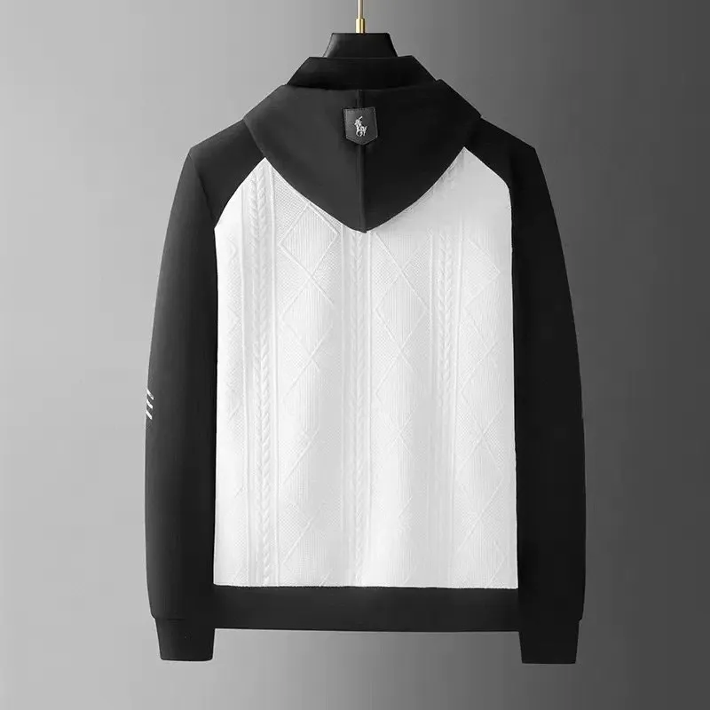 🅿️620 [POLO Paul] Hot-selling suit is coming. Focus on the original version of the official website. 2025 new hot-selling cardigan and sweatshirt suit. The original order is the best. 🇭🇰The meticulous work of top designers. Just for a fitting and perfect upper body effect. All-natural high-quality Tencel Roman cotton 100%, close-fitting comfort, noble and elegant! Original hardware embodies elegance and nobility! Counter size: M-4XL (up to 190 pounds)
